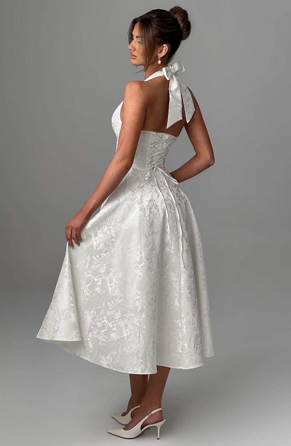 Effie Midi Dress - Ivory Product Image
