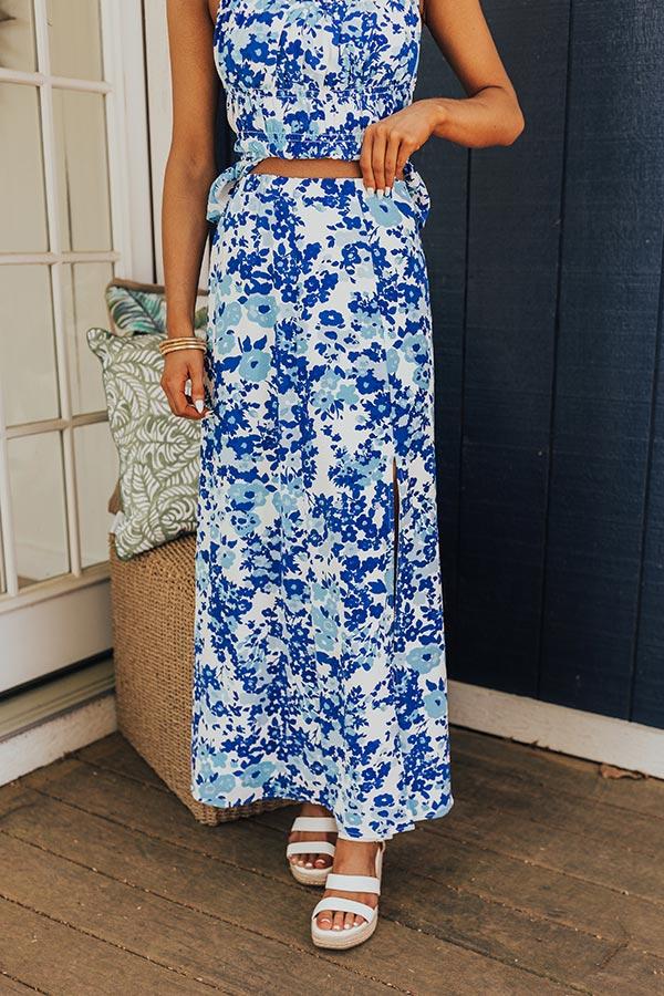 Pretty Epiphany Floral Maxi Skirt Product Image