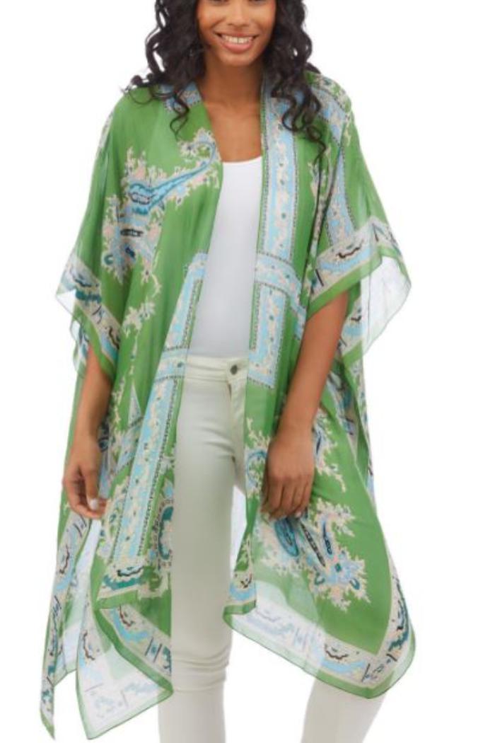 Viscose/Modal Long Kimono Product Image