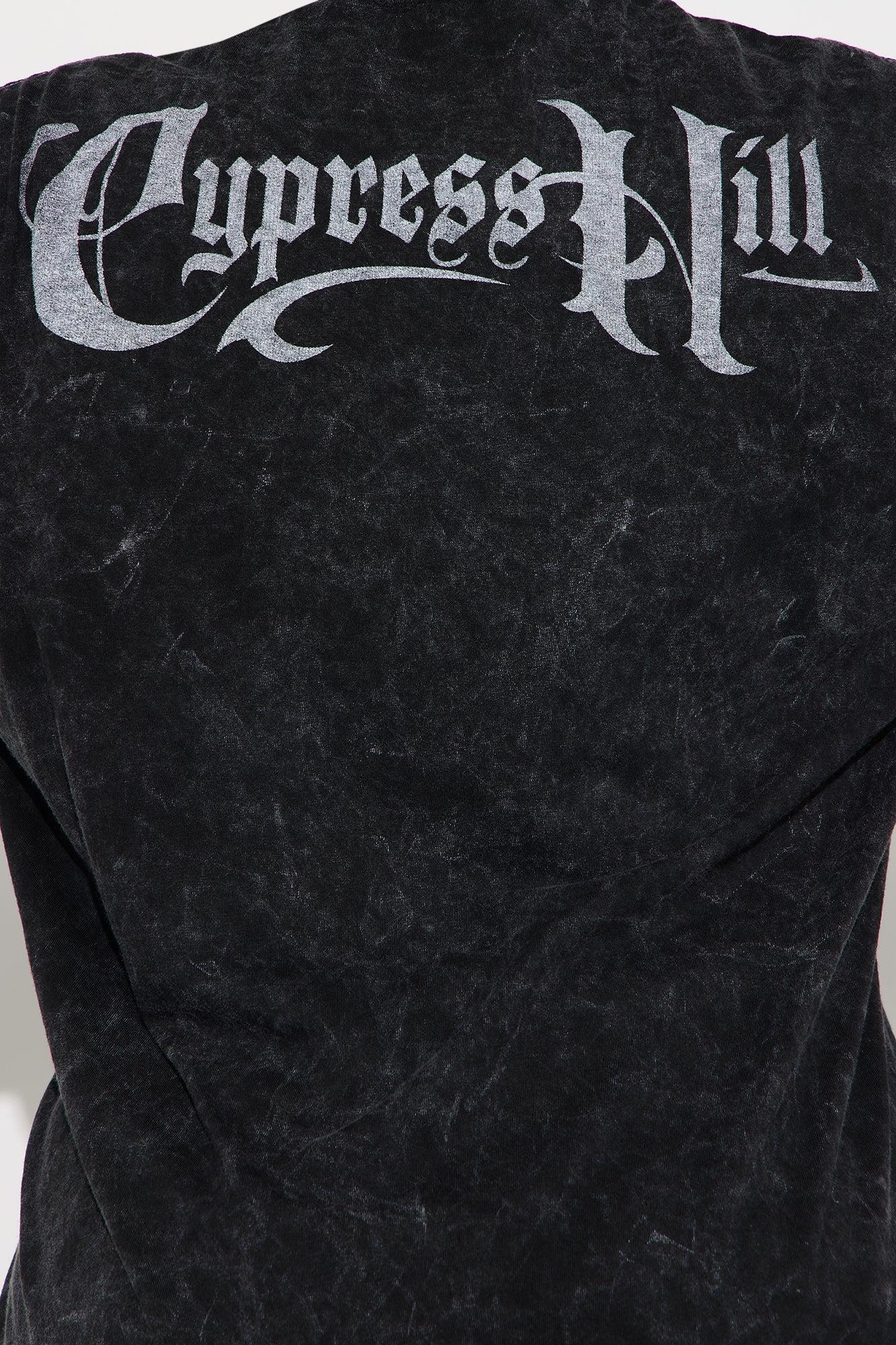 Cypress Hill Washed Oversized Tee - Black Female Product Image