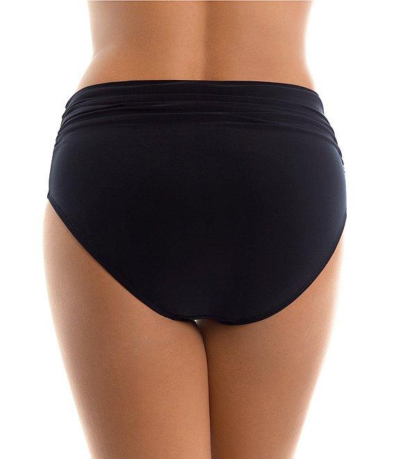 Magicsuit Solid Jersey Brief Shirred Swim Bottom Product Image