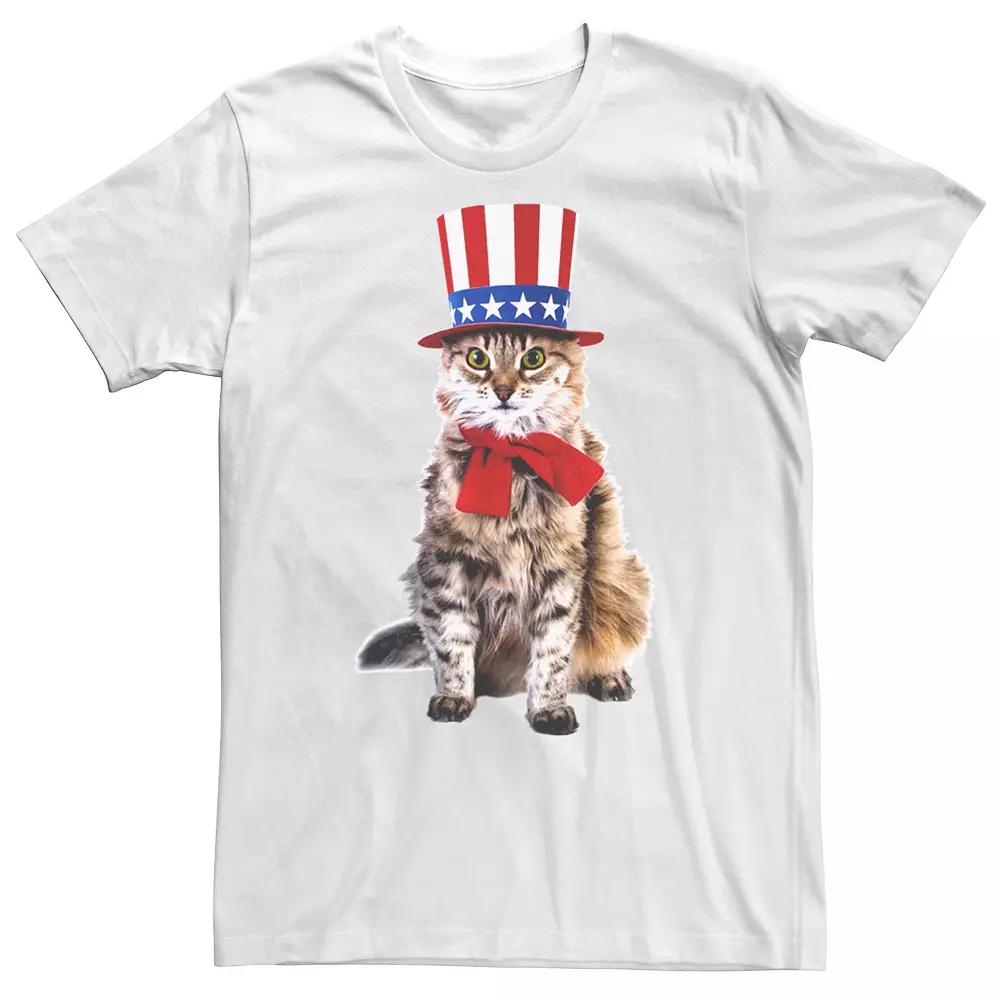 Big & Tall Meowica Holiday Tee, Men's,  Product Image