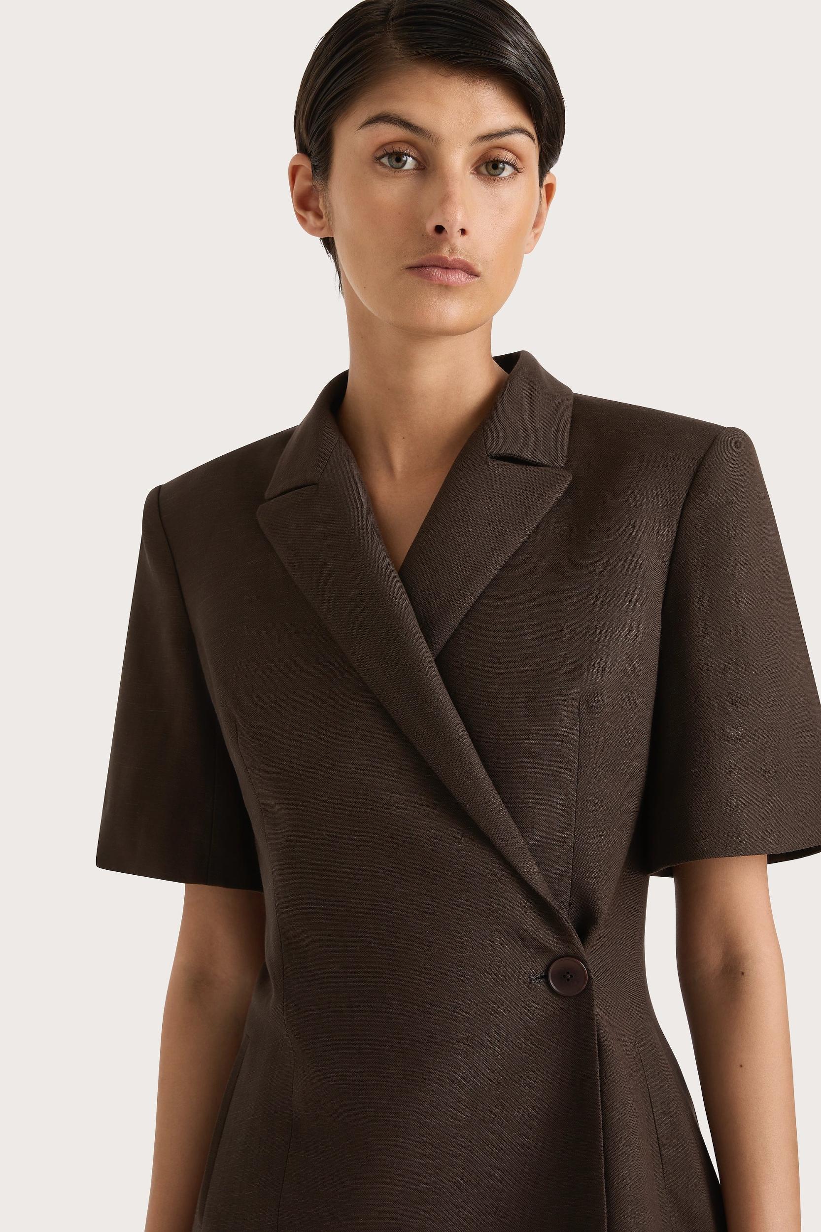 Florine Mini Shorts Chocolate - Final Sale Product Image