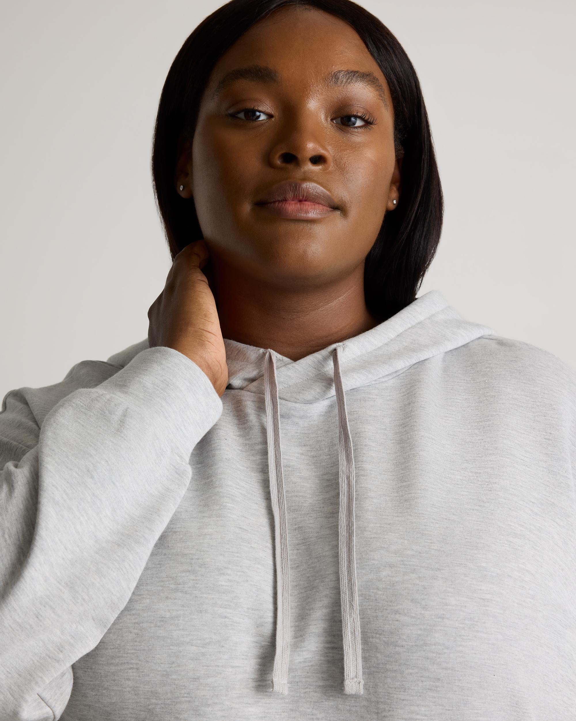 Quince | Women's SuperSoft Fleece Pullover Hoodie Lenzing Modal Product Image