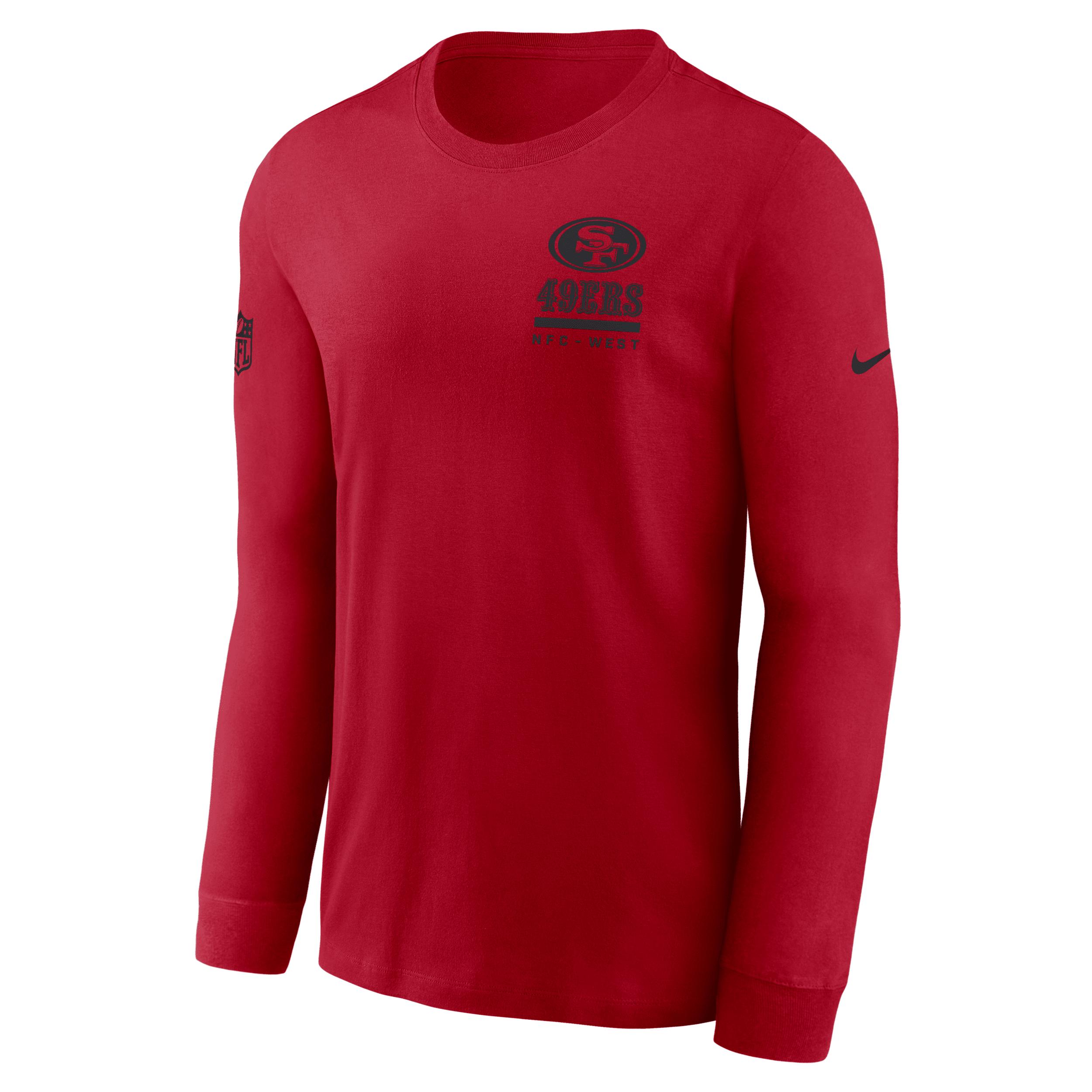 Buffalo Bills Sideline Team Issue Nike Mens Dri-FIT NFL Long-Sleeve T-Shirt | 02EW4DA81-2ZH Product Image