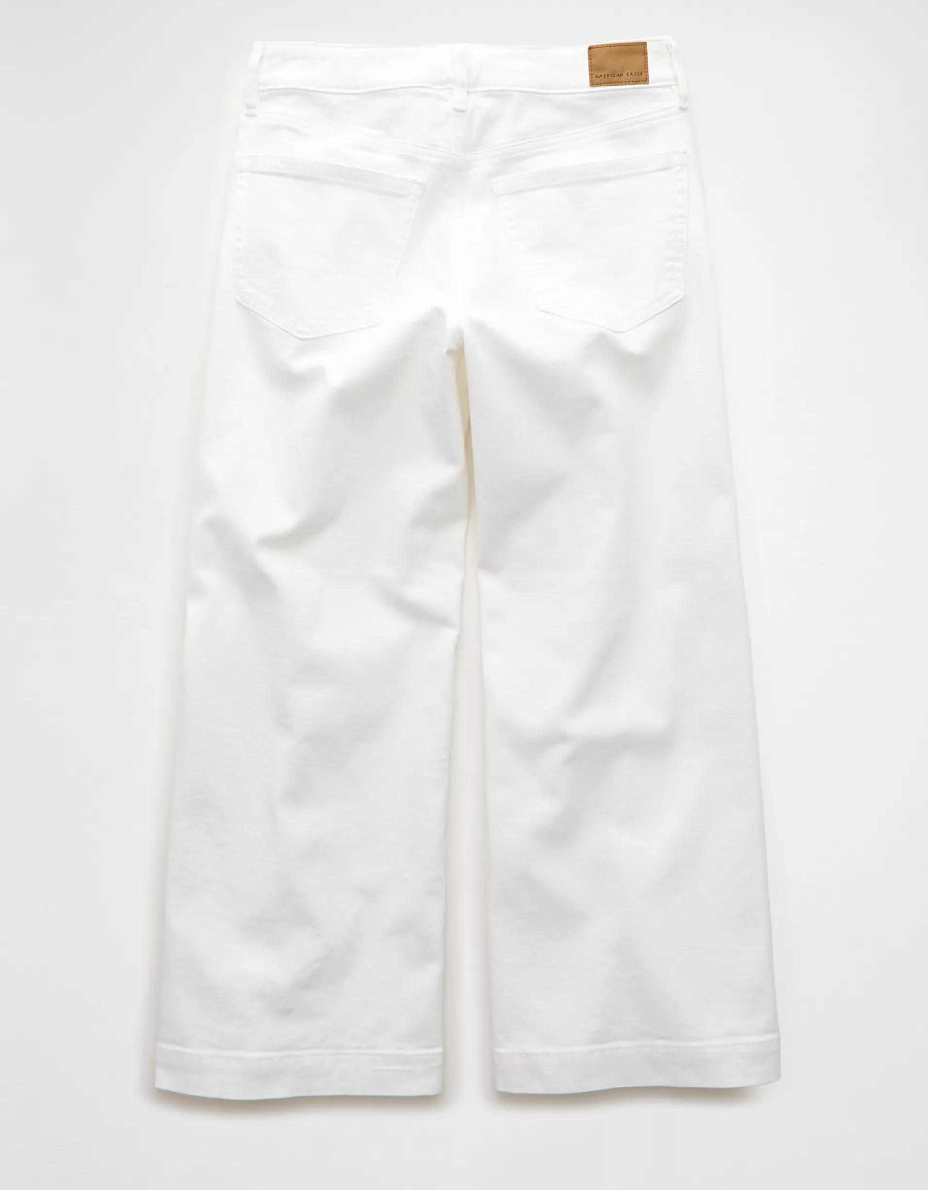 AE Dreamy Drape Strigid Low-Rise Baggy Wide-Leg Crop Jean Product Image