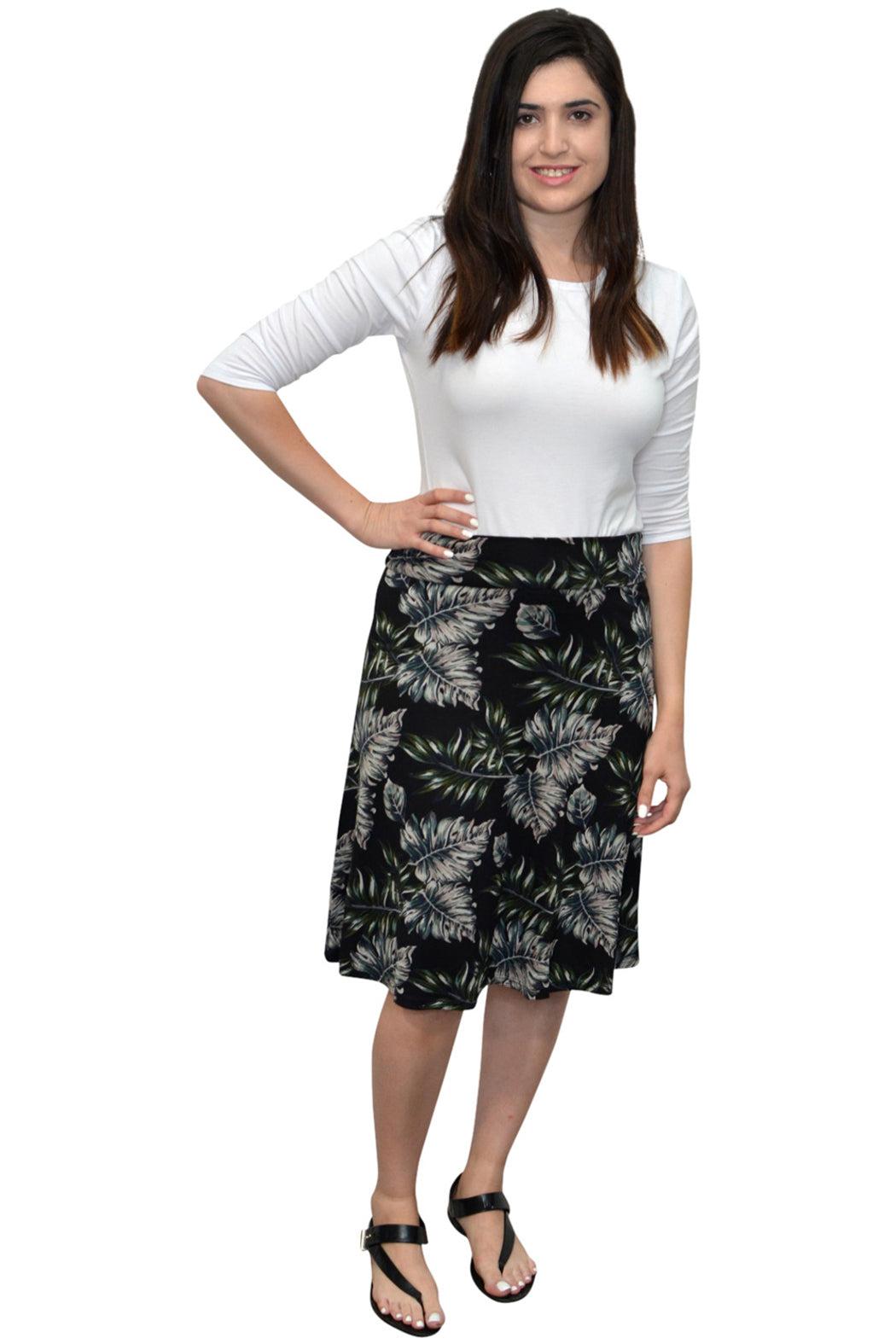 Knee Length A-Line Skirt for Women Product Image