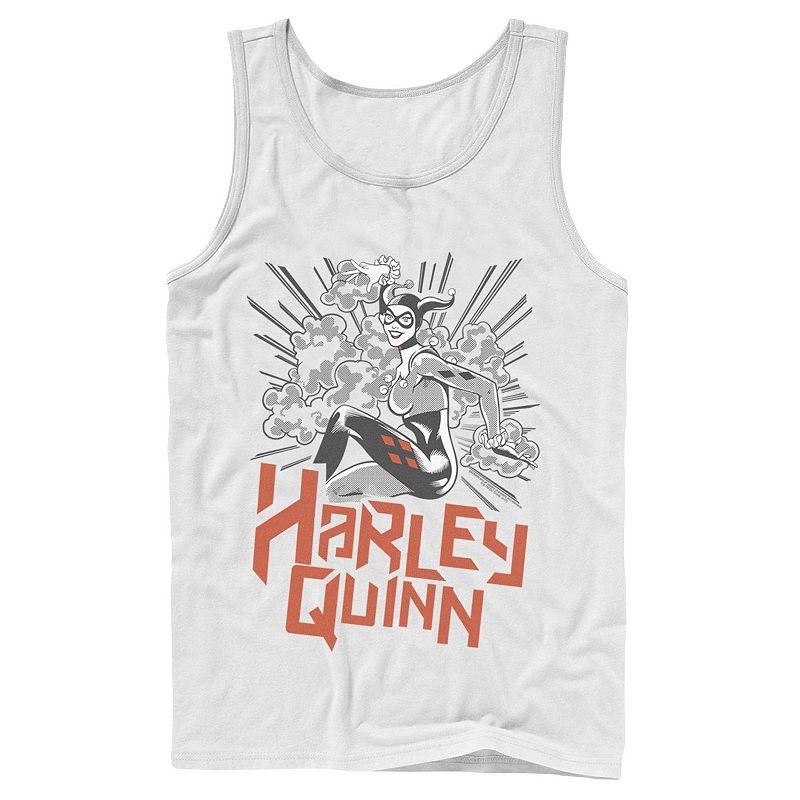 Men's DC Comics Harley Quinn Action Pose Tank Top,  Product Image