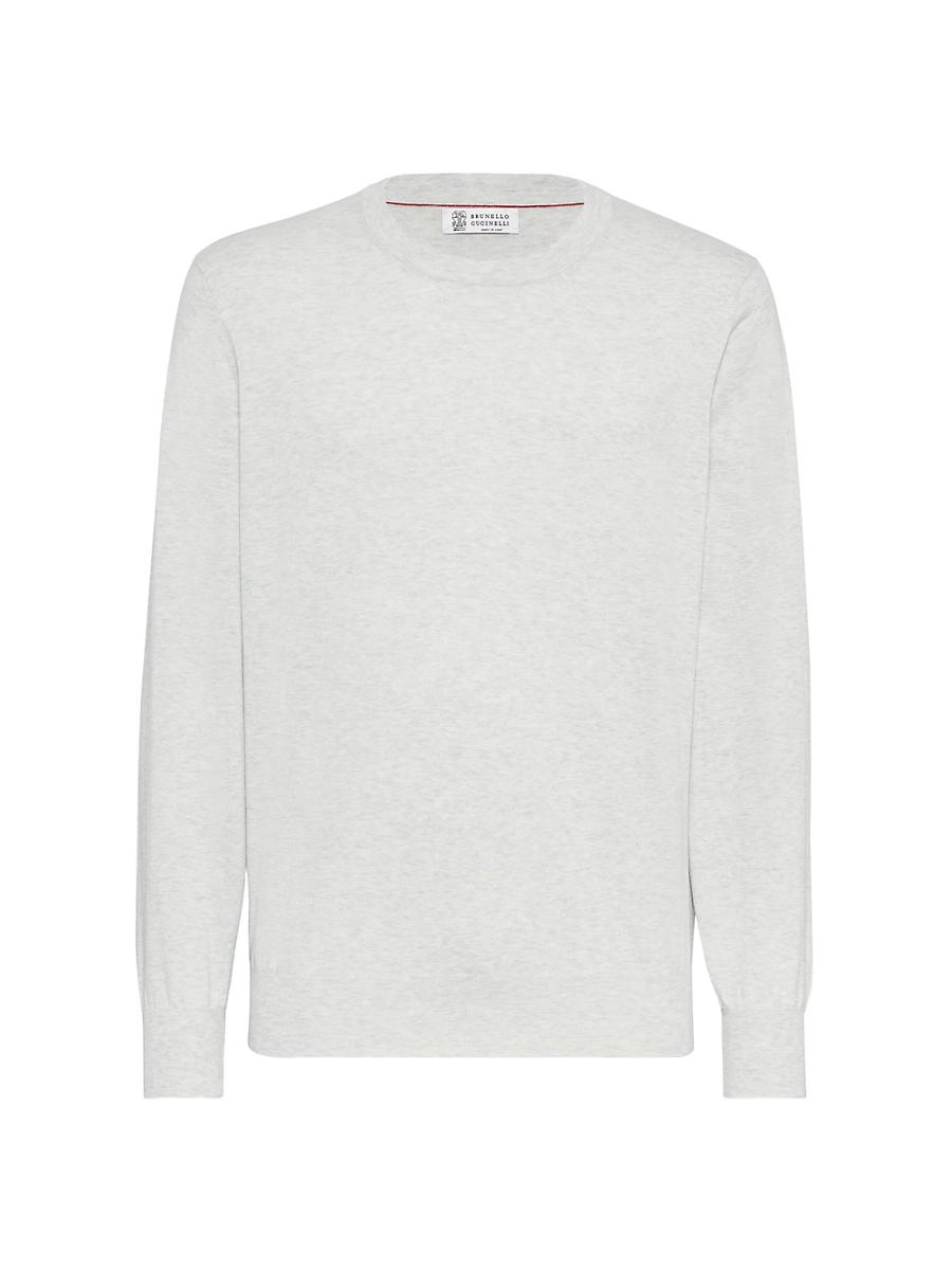 Mens Cotton Lightweight Sweater Product Image