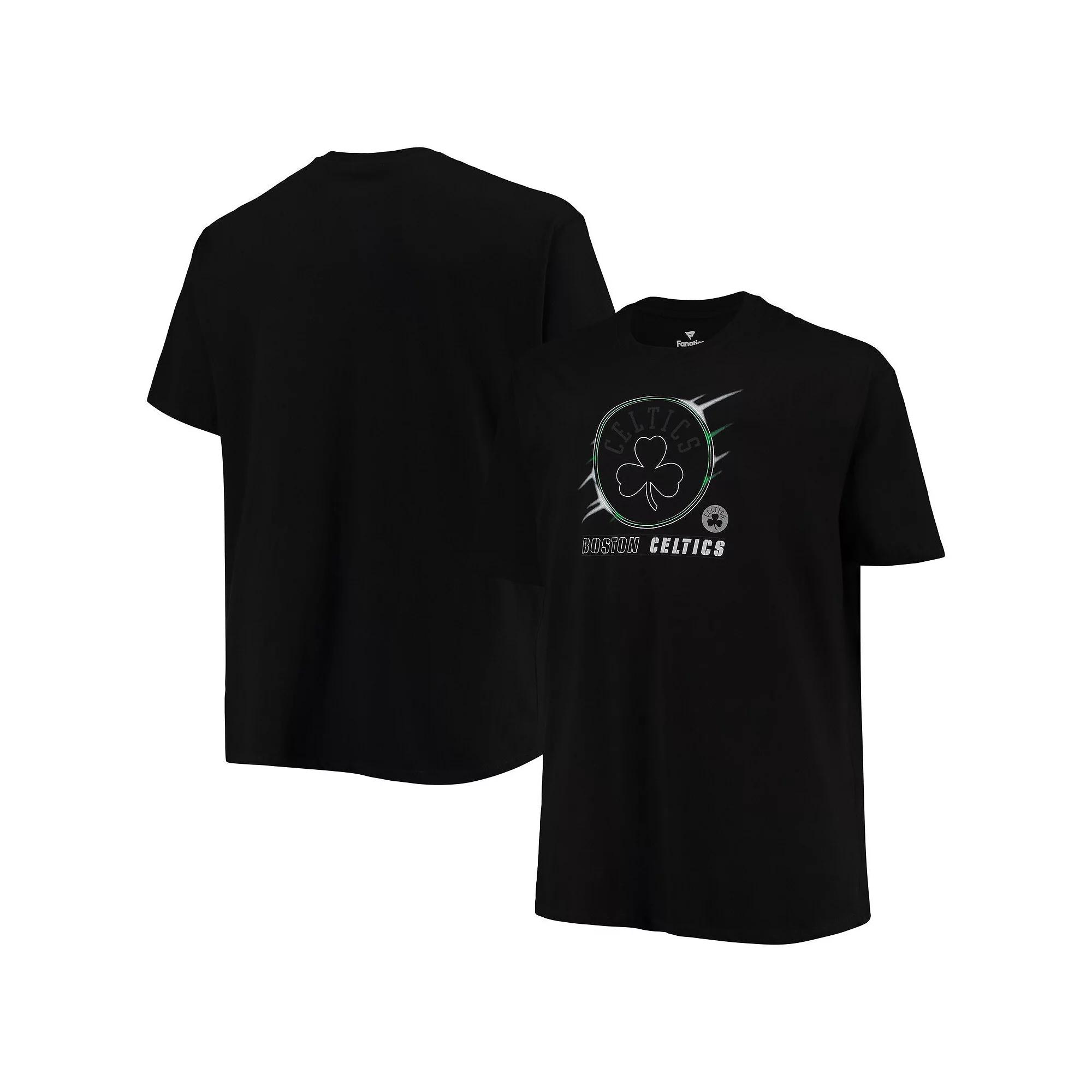 Men's Black Boston Celtics Big & Tall Heart & Soul T-Shirt,  Product Image