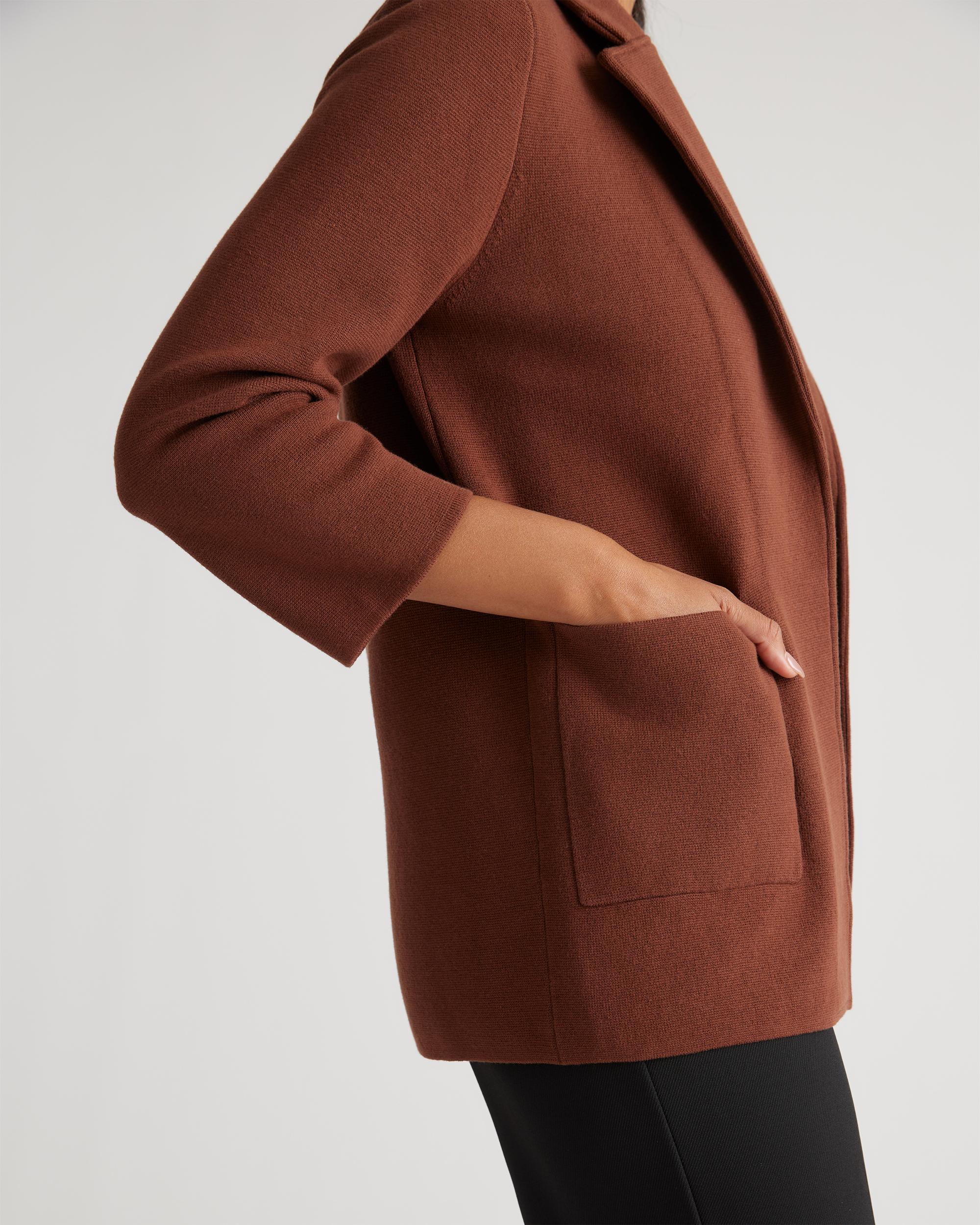 Quince | Women's Knit Blazer Organic Cotton Product Image