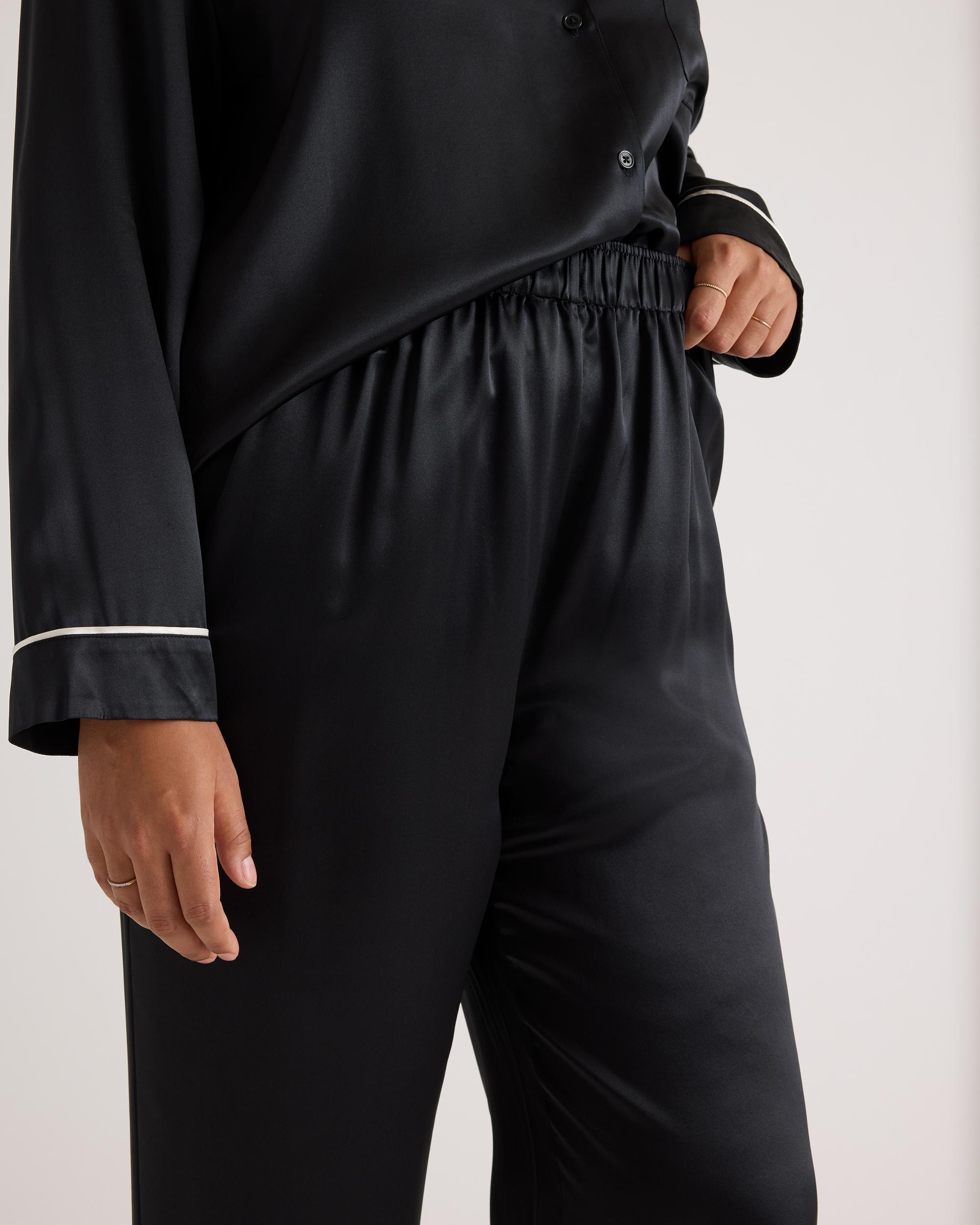 Quince | Women's Satin Pajama Pants Size XS, Mulberry Silk Product Image