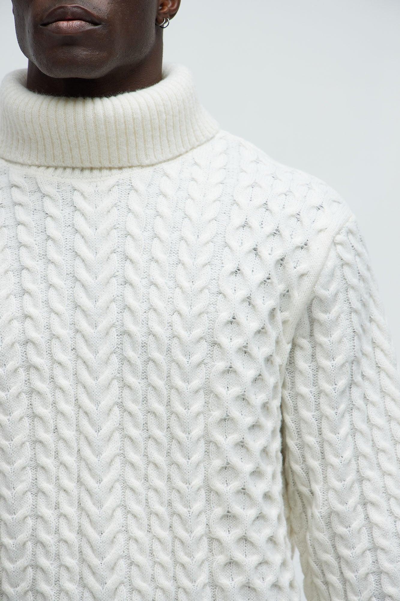 Got Potential Turtleneck Sweater - Off White Product Image