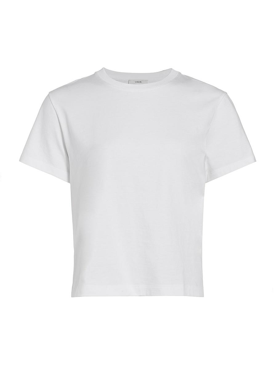 Pima Cotton Crew Neck T-Shirt Product Image