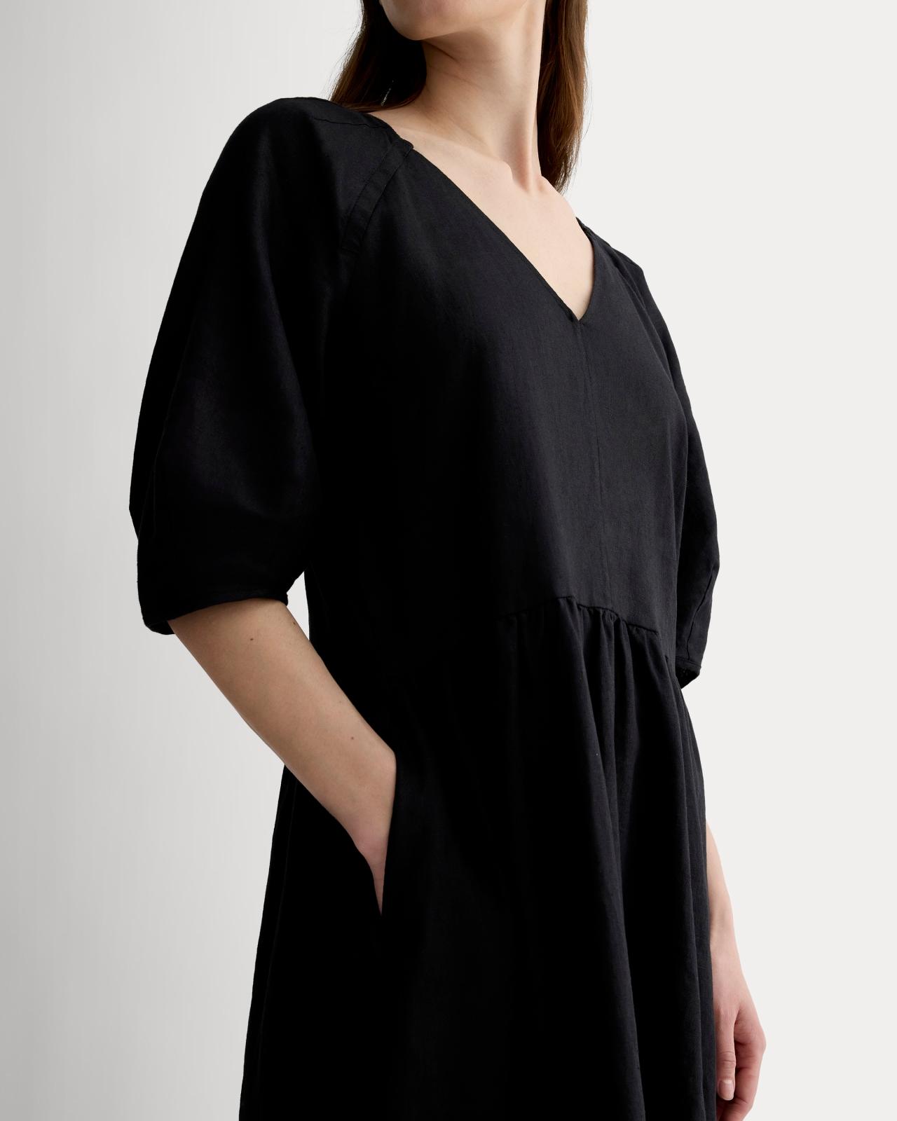 Womens Linen Oversized Puff-Sleeve Dress by Everlane Product Image