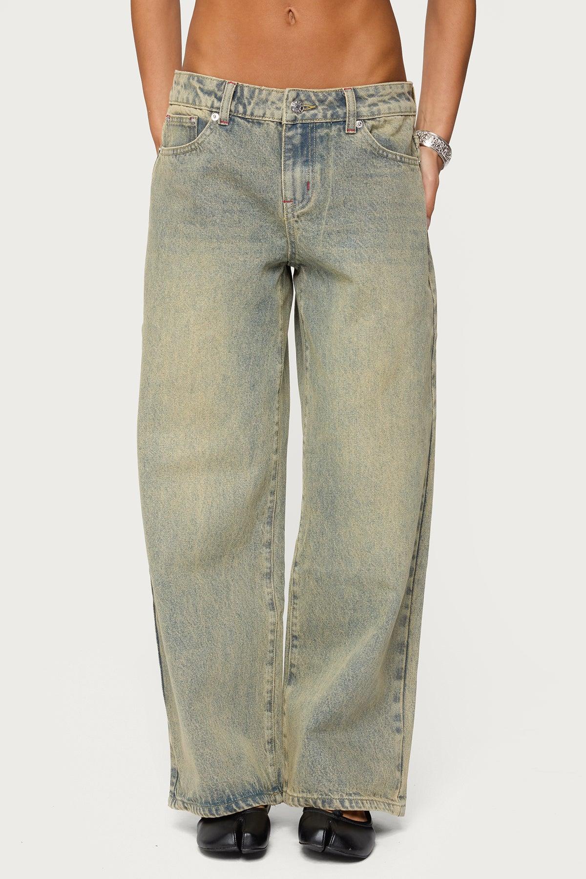 Petite Ace Low Rise Baggy Jeans Product Image