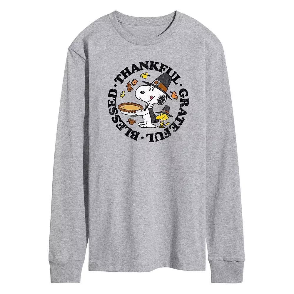 Men's Peanuts Thankful Grateful Blessed Tee,  Product Image