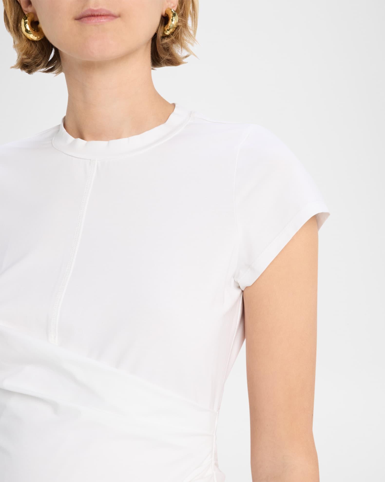 Draped Short-Sleeve Tee Product Image