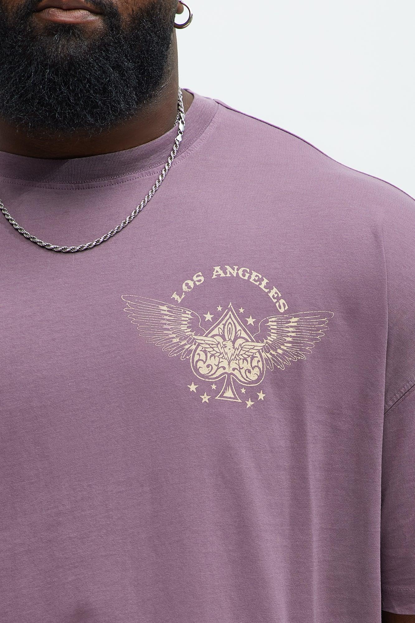 West Coast Race Team Oversized Short Sleeve Tee - Purple Product Image