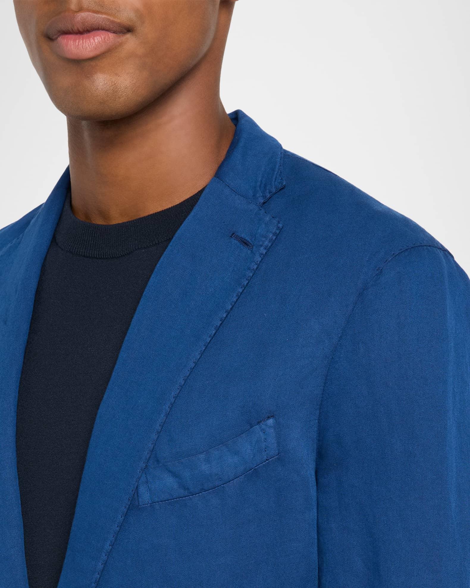 Men's Garment-Dyed Cotton and Linen Suit Product Image