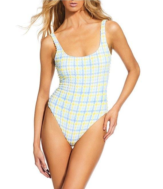 GB Seersucker Puff Classic Tank One Piece Product Image