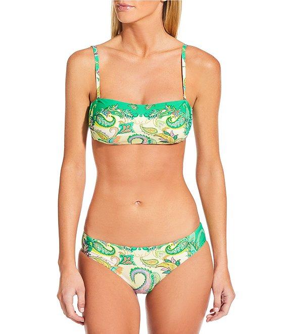 Gianni Bini Paisley Retro Hipster Swim Bottom Product Image