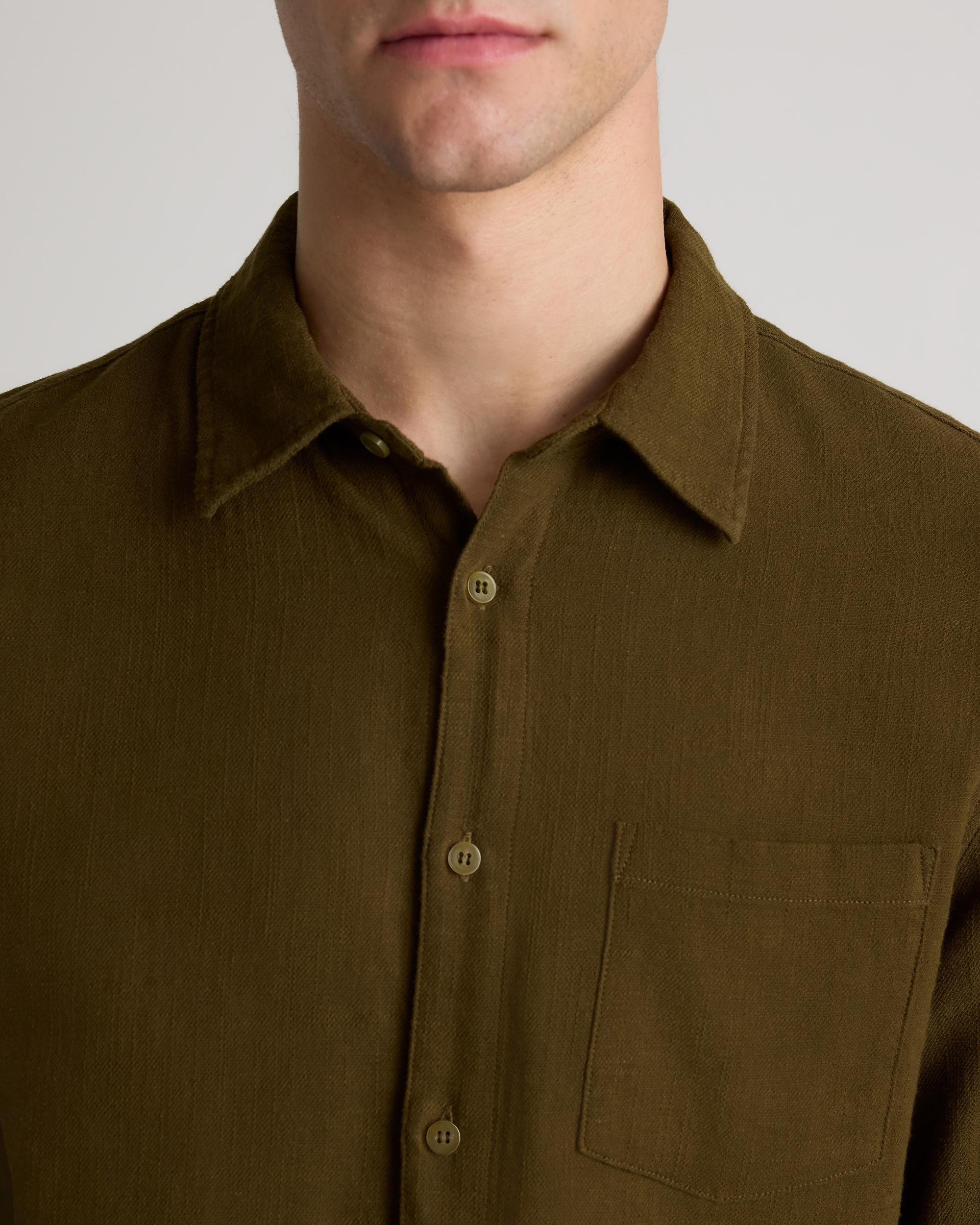 Quince | Men's Stretch Selvage Shirt Organic Cotton Product Image