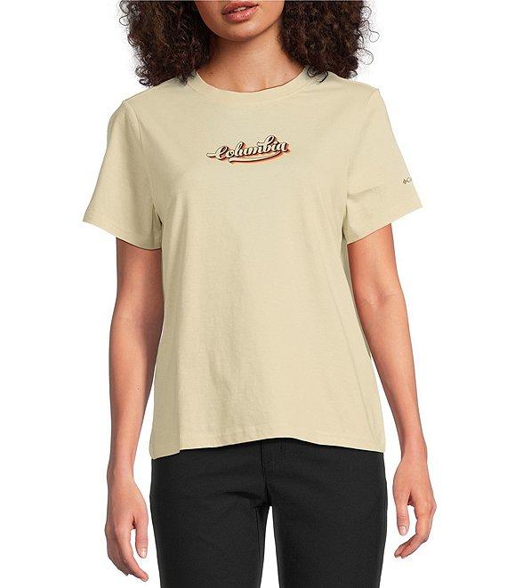 Columbia Rolling Bend Organic Cotton Graphic Print Crew Neck Short Sleeve Tee Product Image