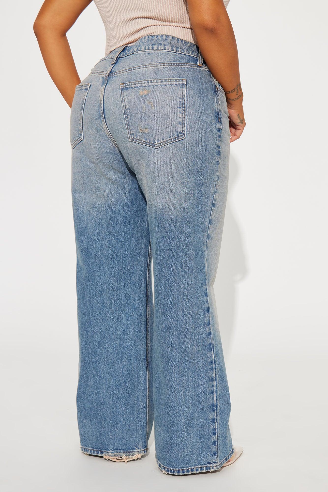 You Do You Dusty Tinted Baggy Jeans - Vintage Wash Product Image