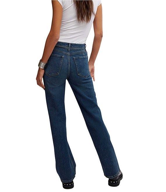 Free People We The Free Sabine Slim Bootcut Denim Self-Tie Belt Jeans Product Image