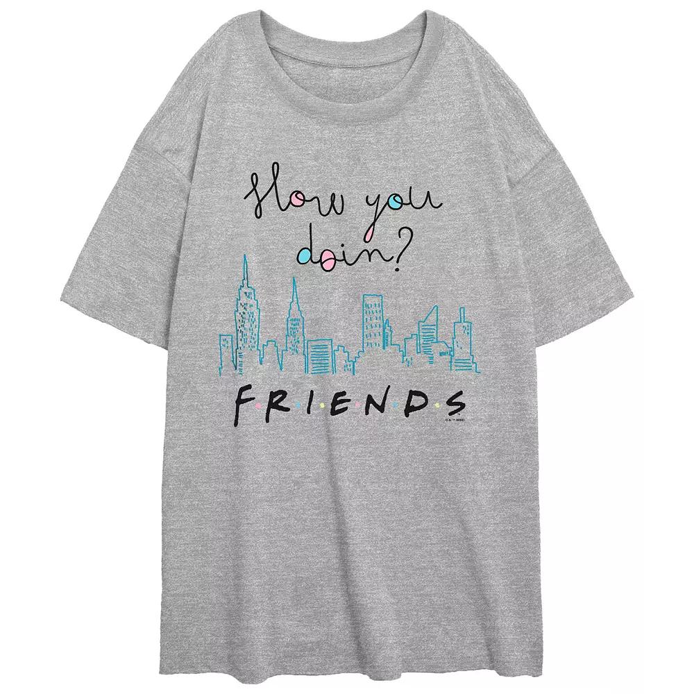Juniors' Friends How You Doin' City Skyline Over Product Image