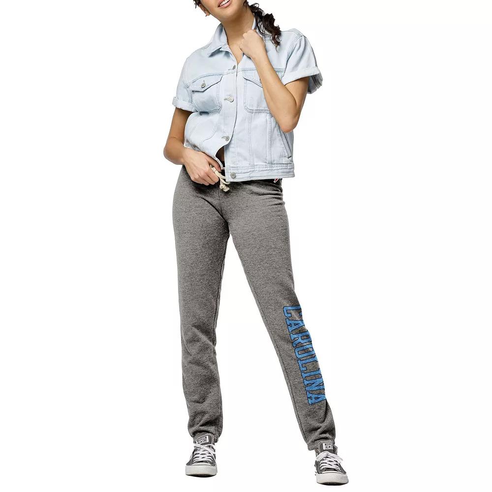 Women's League Collegiate Wear Heather Gray North Carolina Tar Heels Victory Springs Tri-Blend Jogger Pants,  Product Image