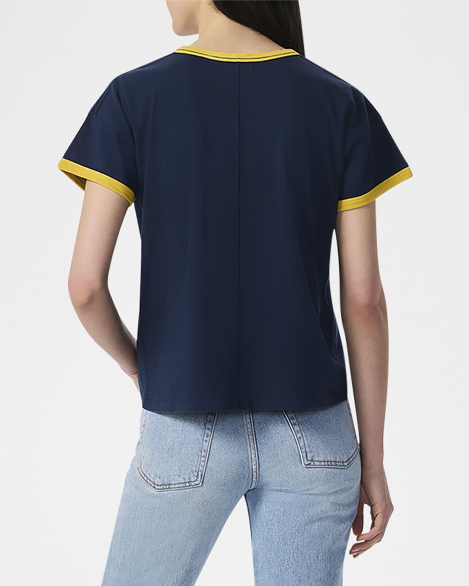 Montauk Boxy Ringer Tee Product Image