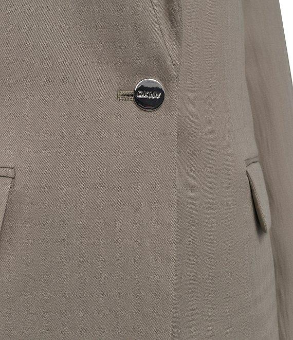 DKNY by Donna Karan Stand Peak Lapel Collar Blazer Product Image