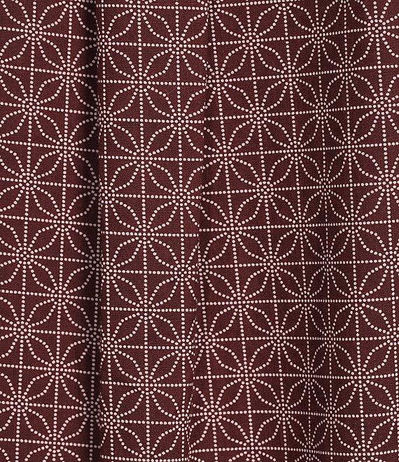 Roundtree & Yorke Short Sleeve Slub Dot Tile Sport Shirt Product Image