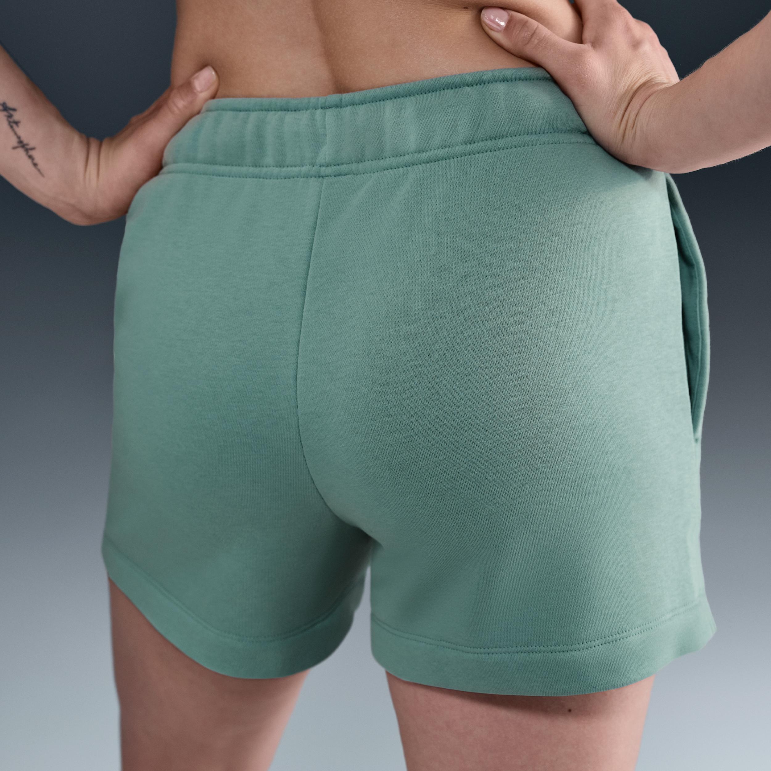 Womens Nike Sportswear Club Fleece Mid-Rise Shorts | DQ5802-017 Product Image