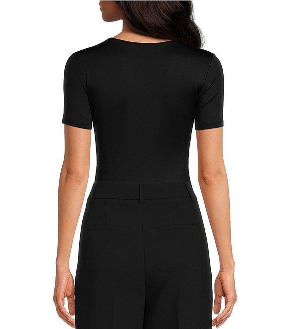 Gianni Bini Layla Short Sleeve Crew Neck Coordinating Bodysuit Product Image