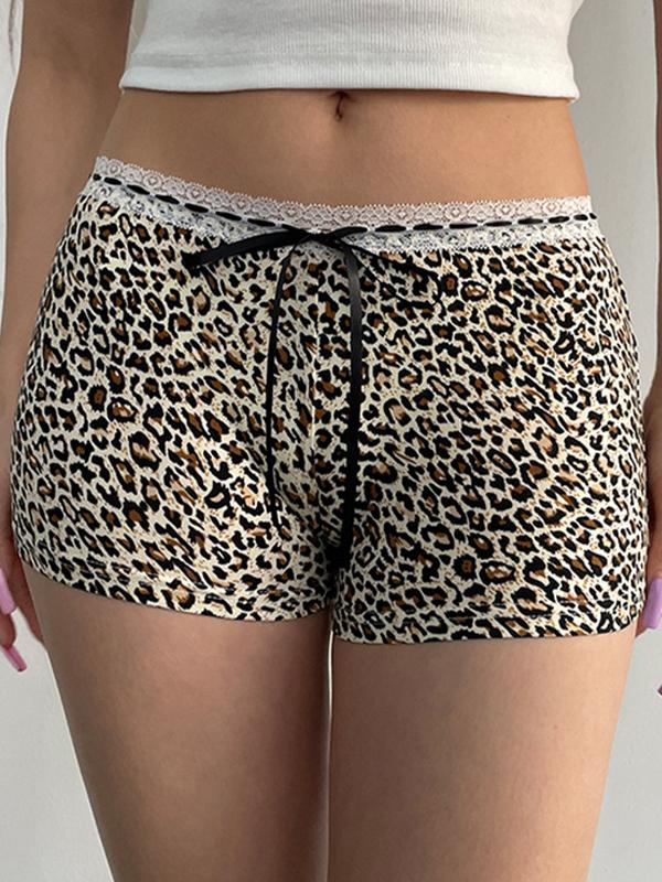 Leopard Print Shorts Product Image