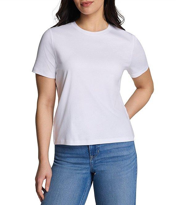 SPANX® Lightweight Cotton Crewneck Tee Product Image