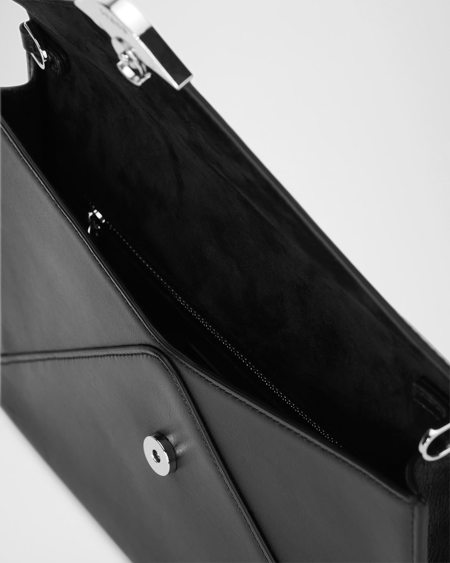 Marcella Envelope Flap Leather Clutch Bag Product Image