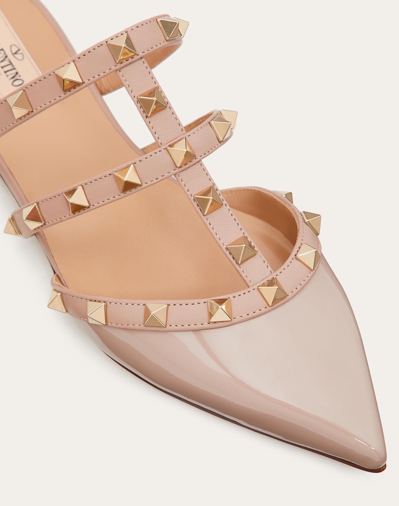 Rockstud Patent-Leather Mule  Product Image