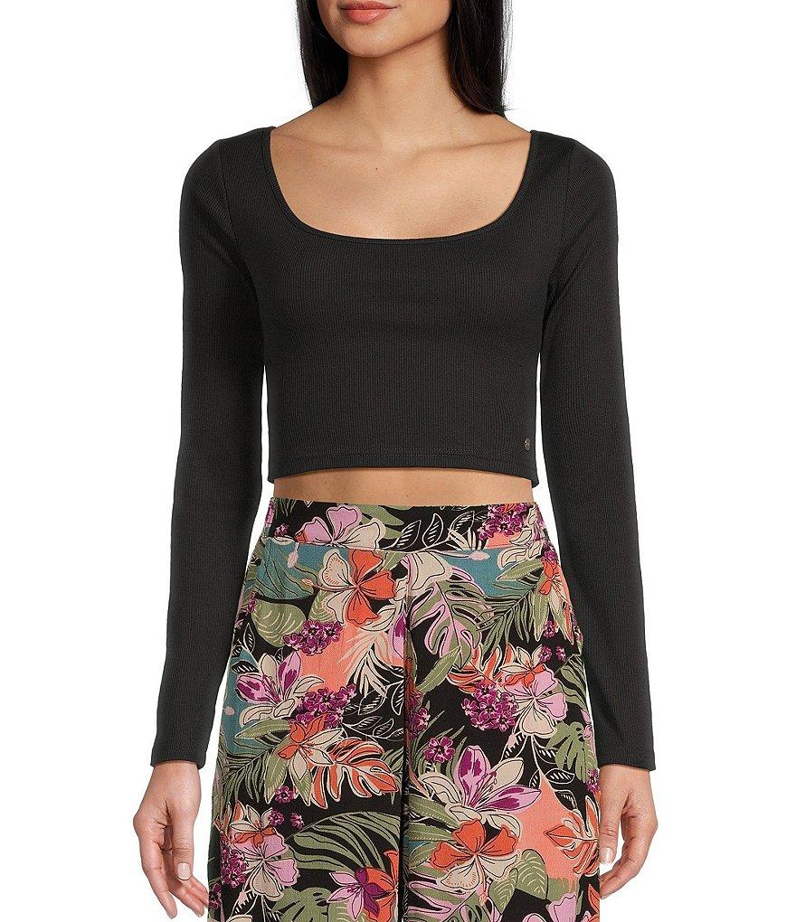 Roxy Good Keepsake Long Sleeve Rib Knit Top Product Image