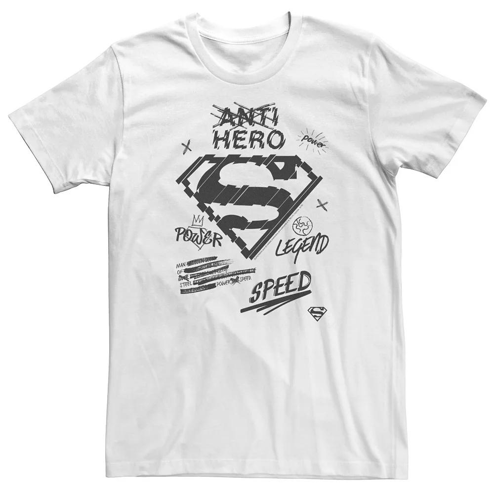 Men's DC Comics Superman Sketched Chest Logo Graphic Tee,  Product Image
