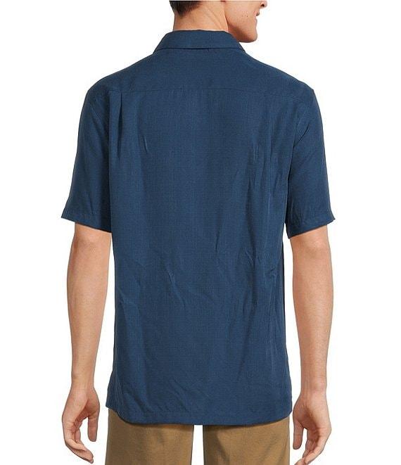 Roundtree & Yorke Short Sleeve Ribstop Solid Sport Shirt Product Image