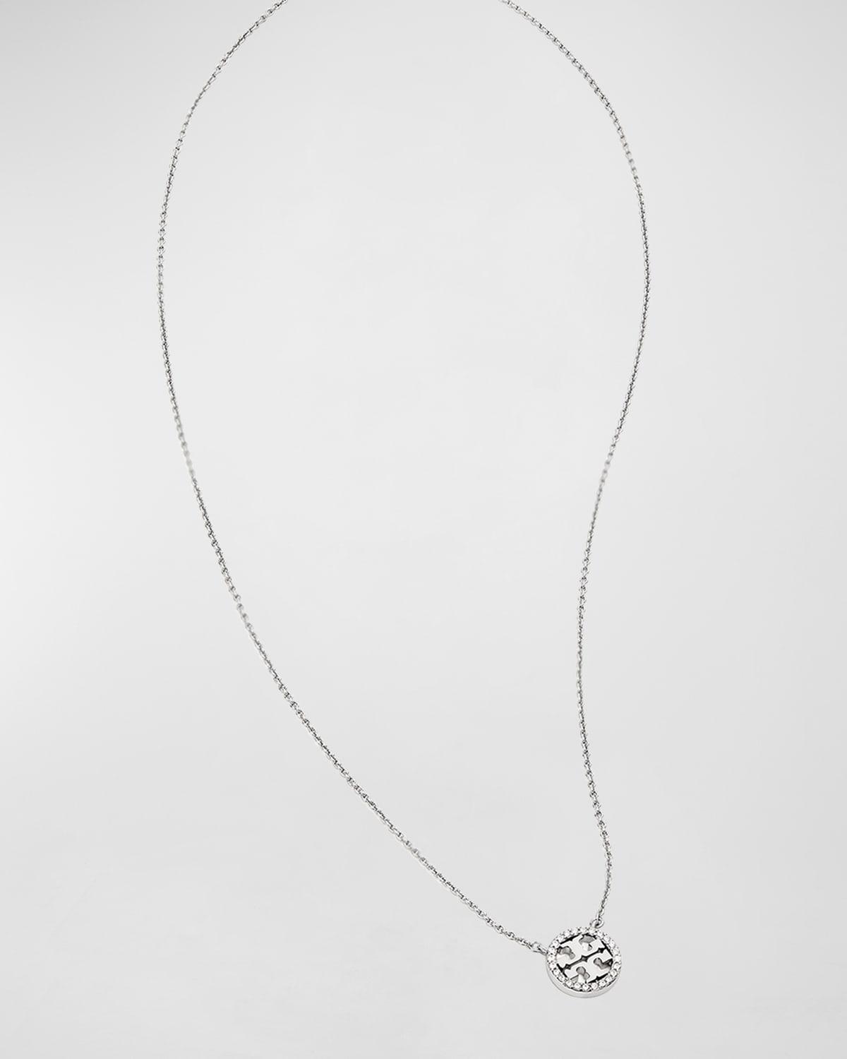 Miller Pave Logo Delicate Necklace Product Image