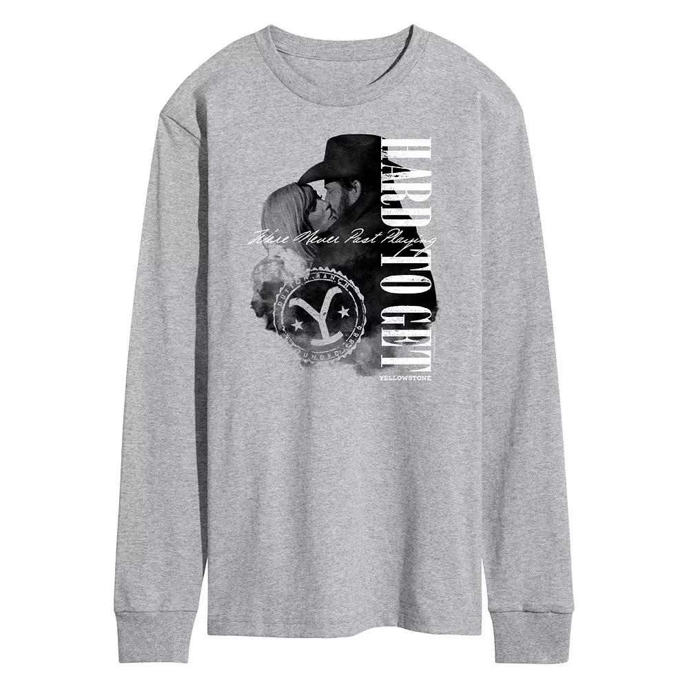 Men's Yellowstone Beth Rip Hard To Get Long Sleeve Graphic Tee,  Product Image