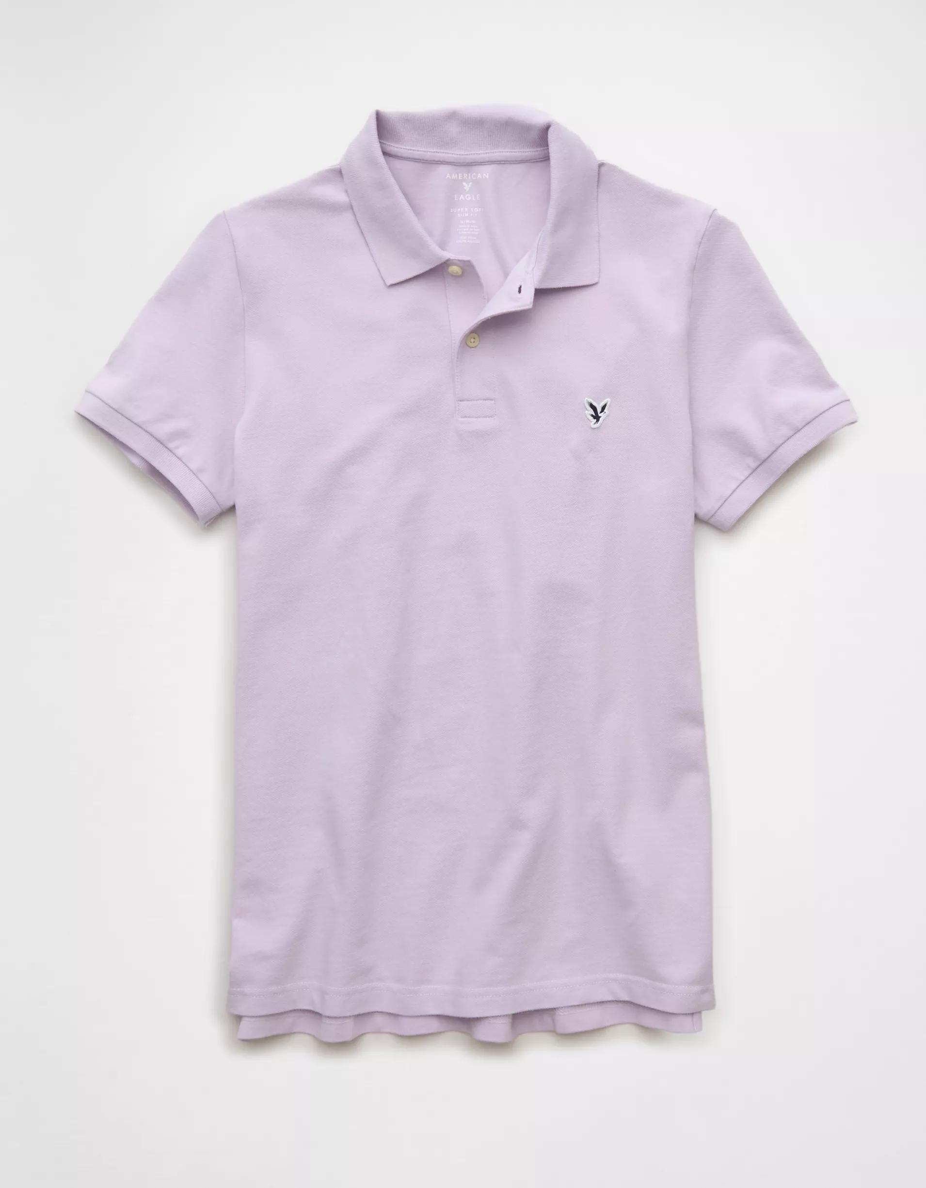 AE Icon Slim Fit Pique Polo Shirt Product Image