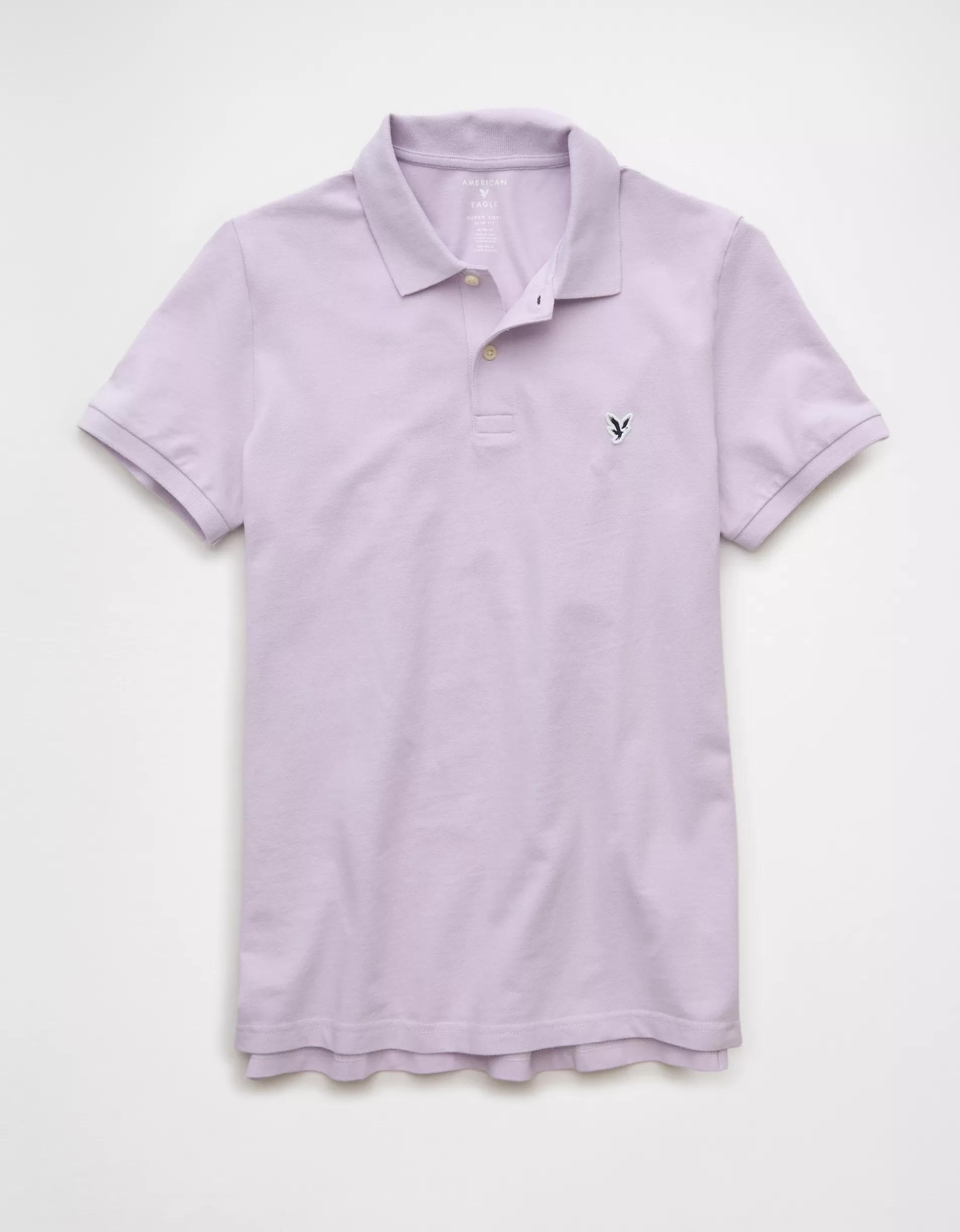 AE Icon Slim Fit Pique Polo Shirt Product Image