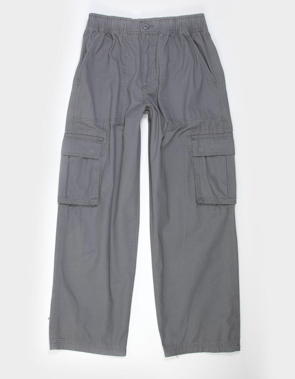 RSQ Mens Loose Cargo Pull On Pants - PEWTER Product Image