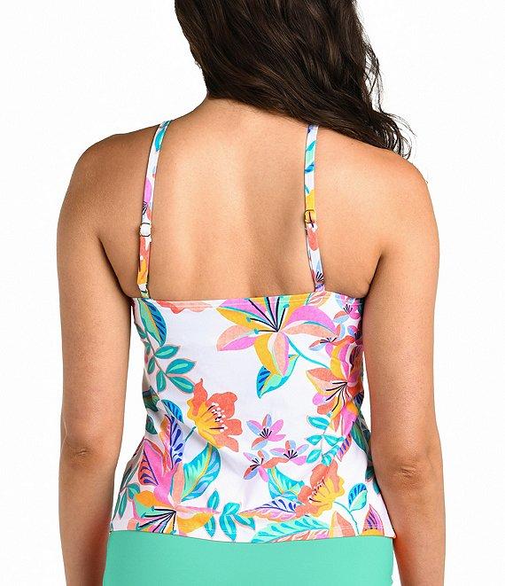 24th & Ocean Solid High Waist Swim Bottom Product Image